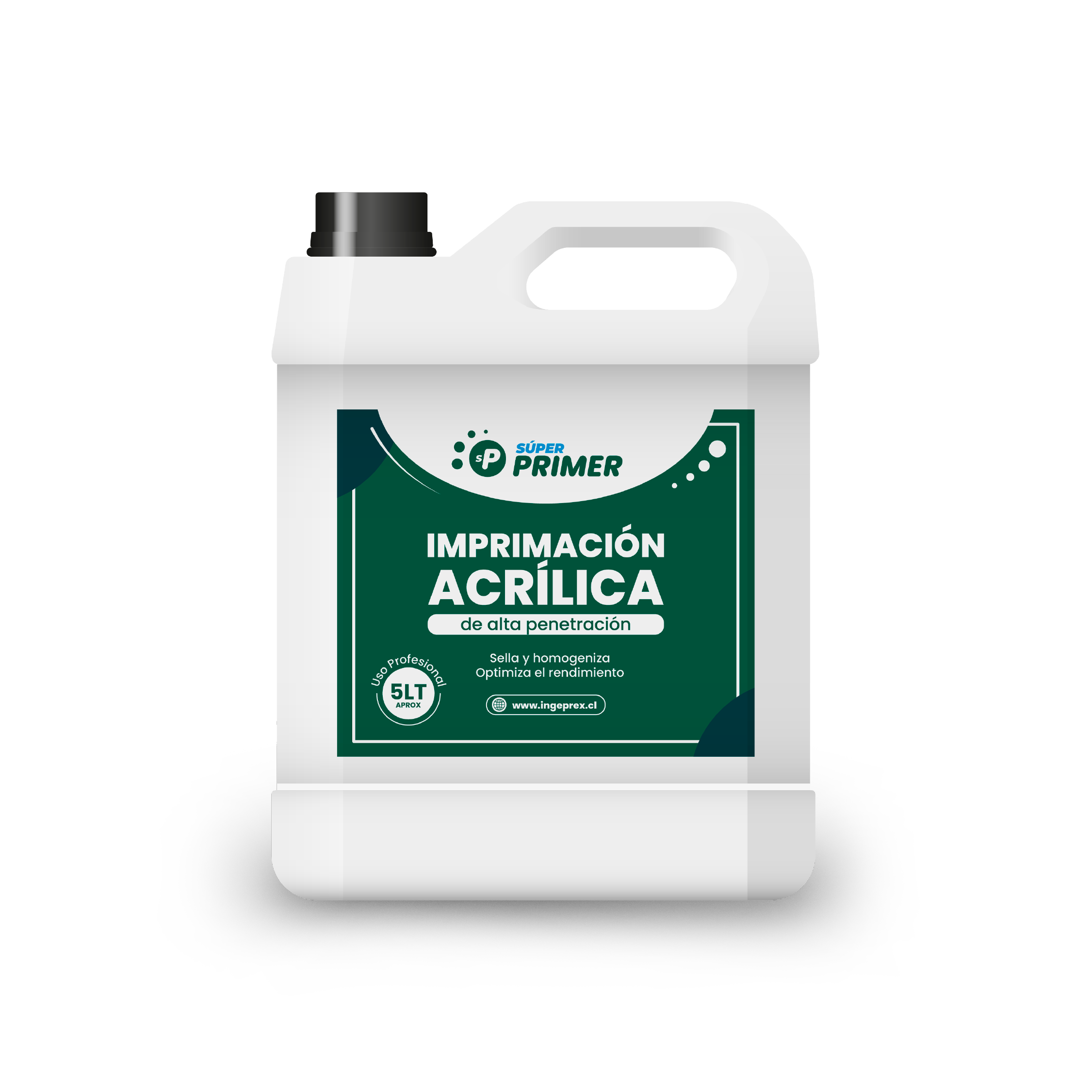 Bidón 5L de Súper Primer® Imprimante Acrílico de Alta Penetración Ingeprex