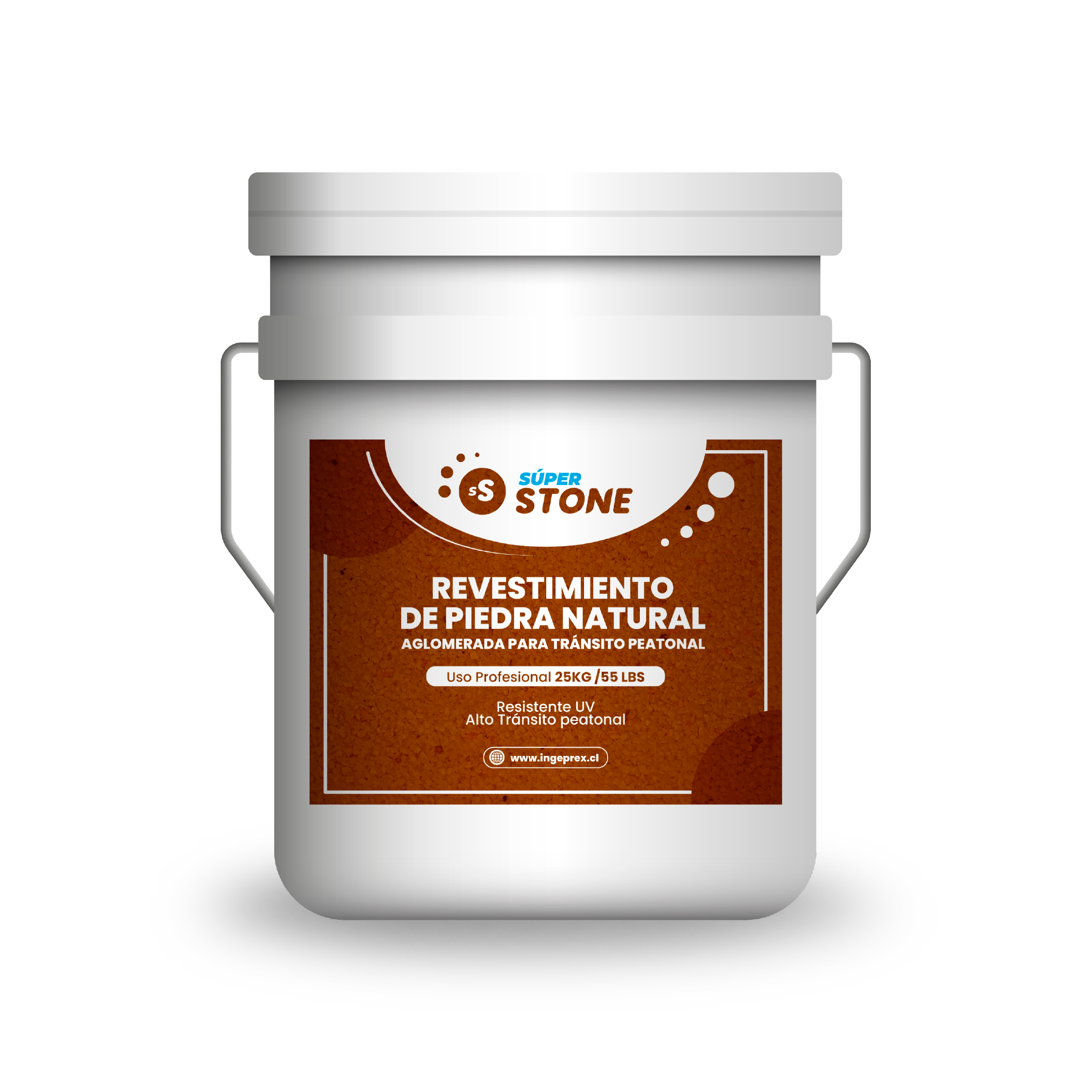 Tineta de 25kg de revestimiento drenante de piedra natural aglomerada Súper Stone® Ingeprex
